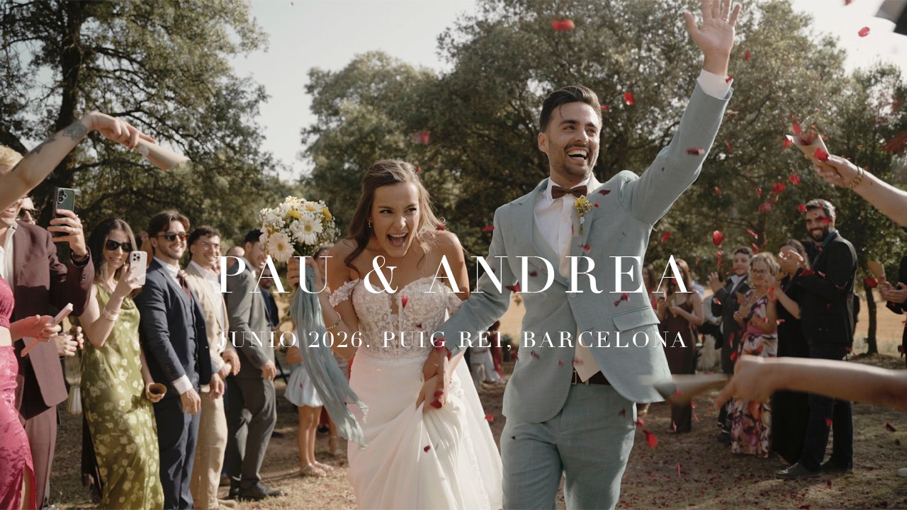 Video de boda Pau y Andrea, producción de 865 Productora en Barcelona